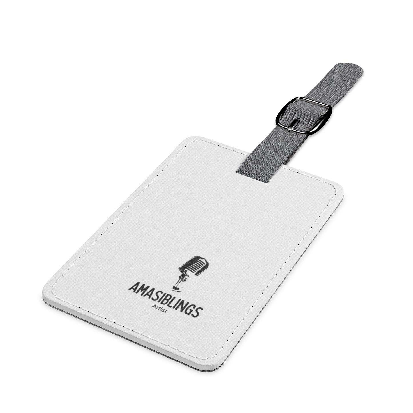 Saffiano Polyester Luggage Tag, Rectangle For AmaSiblings