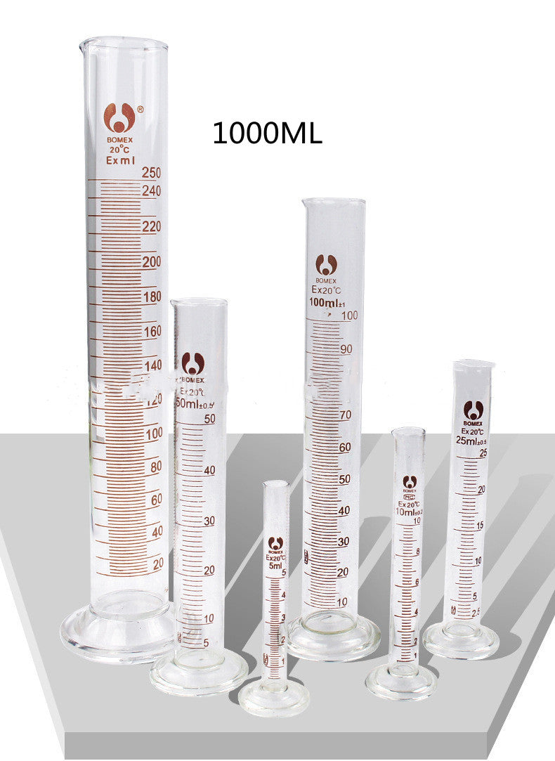 .0 Chemical Laboratory Thickened Glass Graduated Cylinder