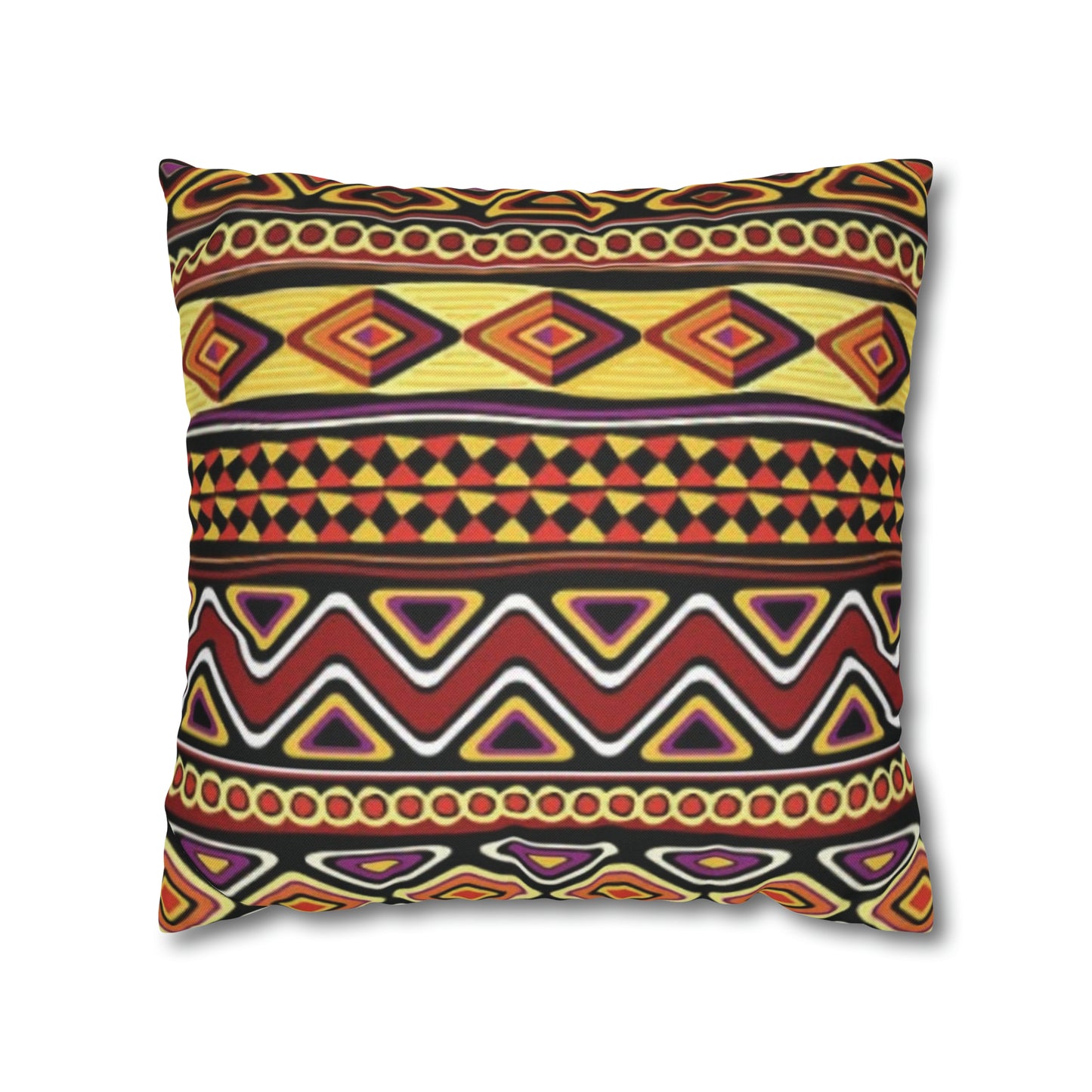 Samsf Spun Polyester Square Pillow Case