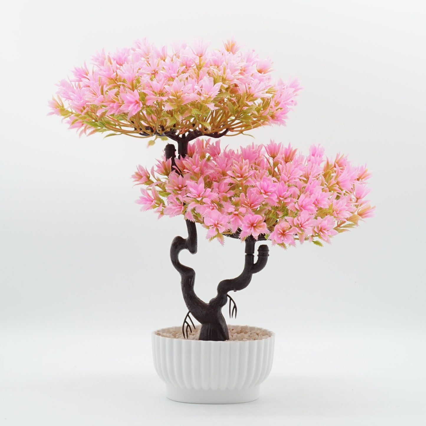 Welcome Pine Bonsai Tabletop Fake Flower Pot