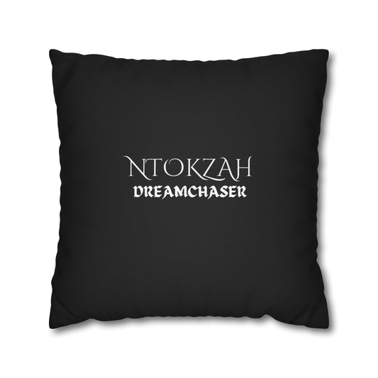 Ntokzah Spun Polyester Square Pillow Case