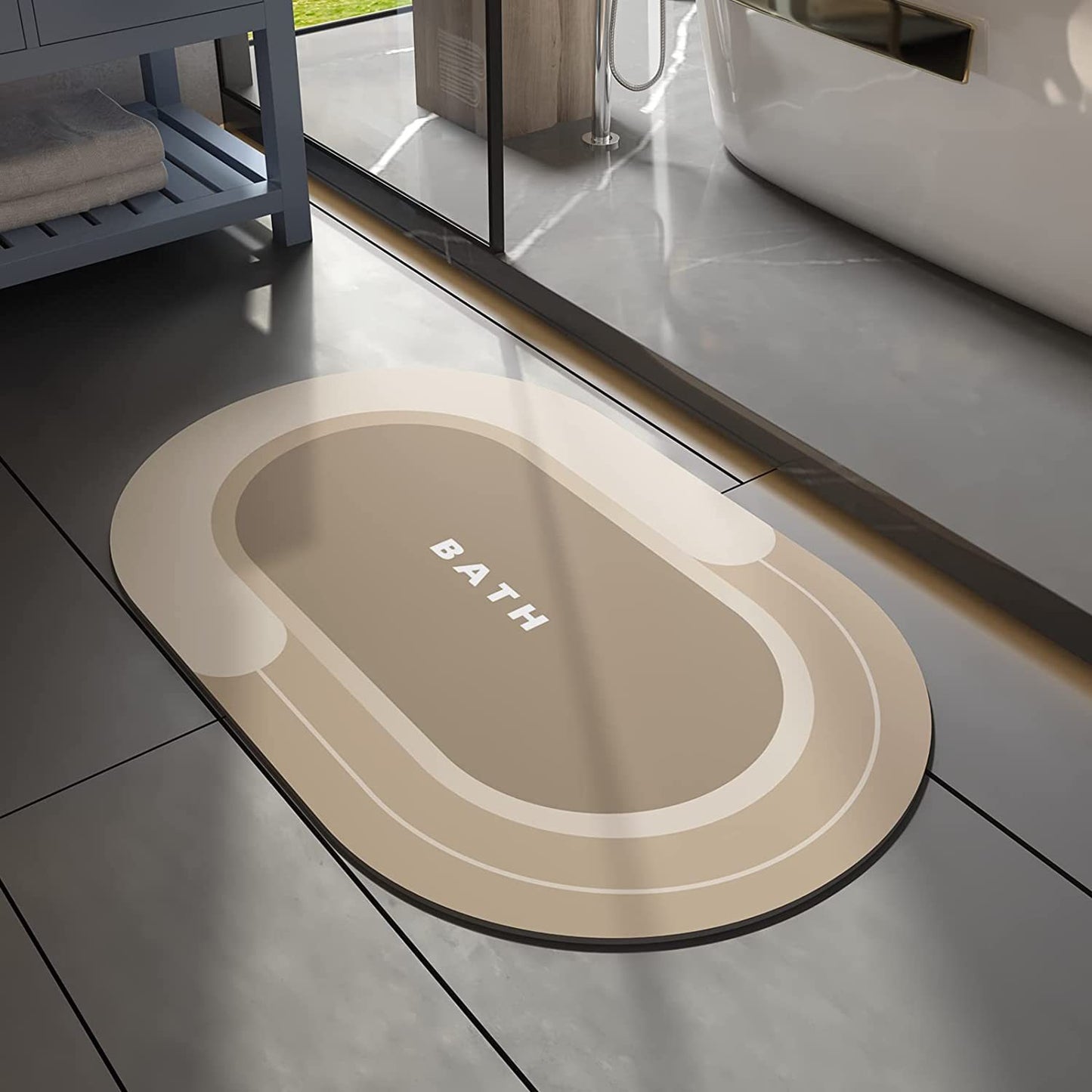 Home Fashion Non-slip Bathroom Mats