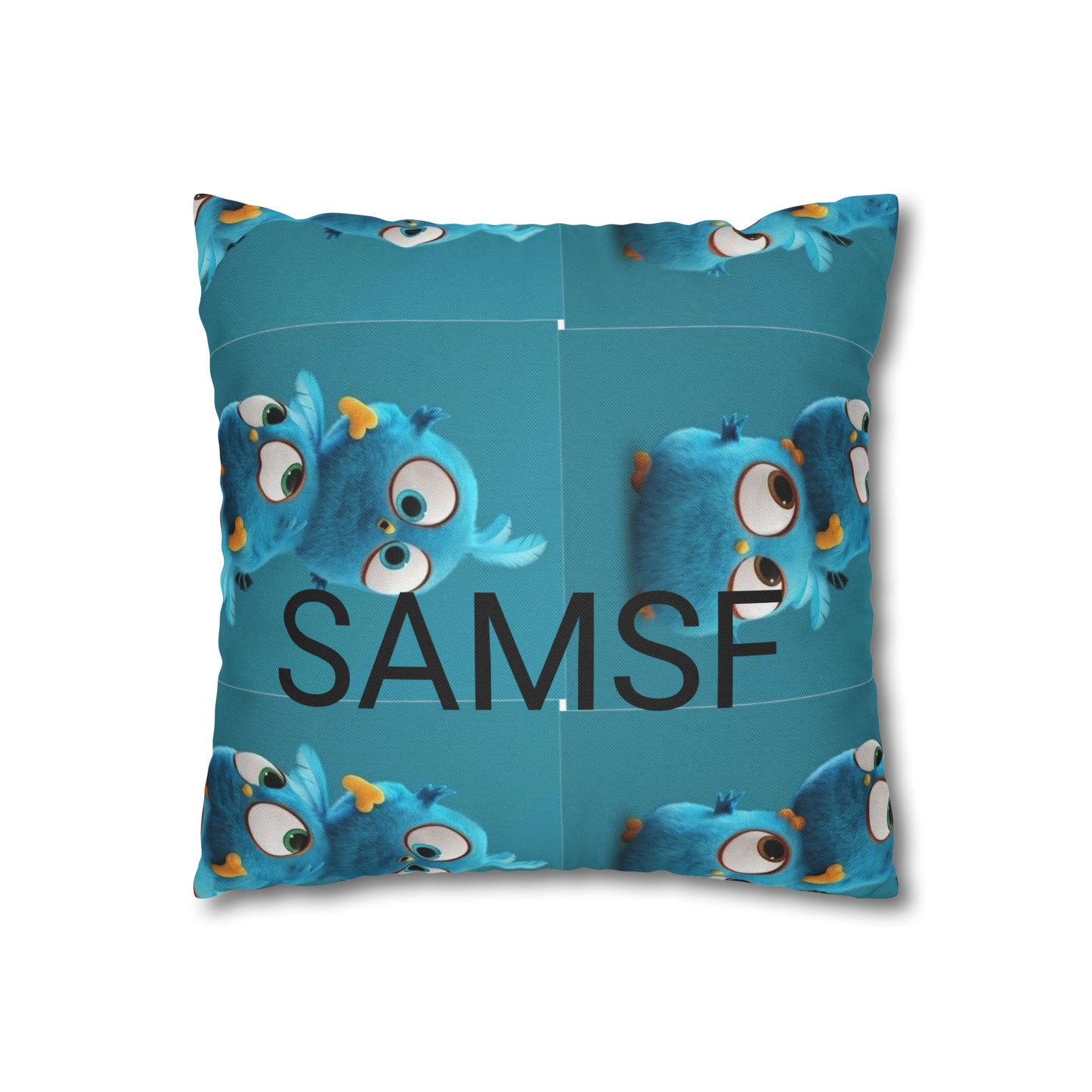 Samsf Spun Polyester Square Pillowcase