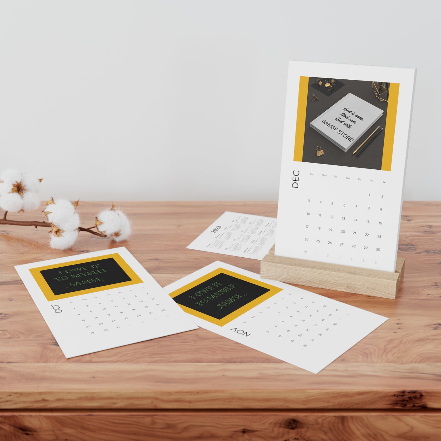 Vertical Desk Calendar (2023)