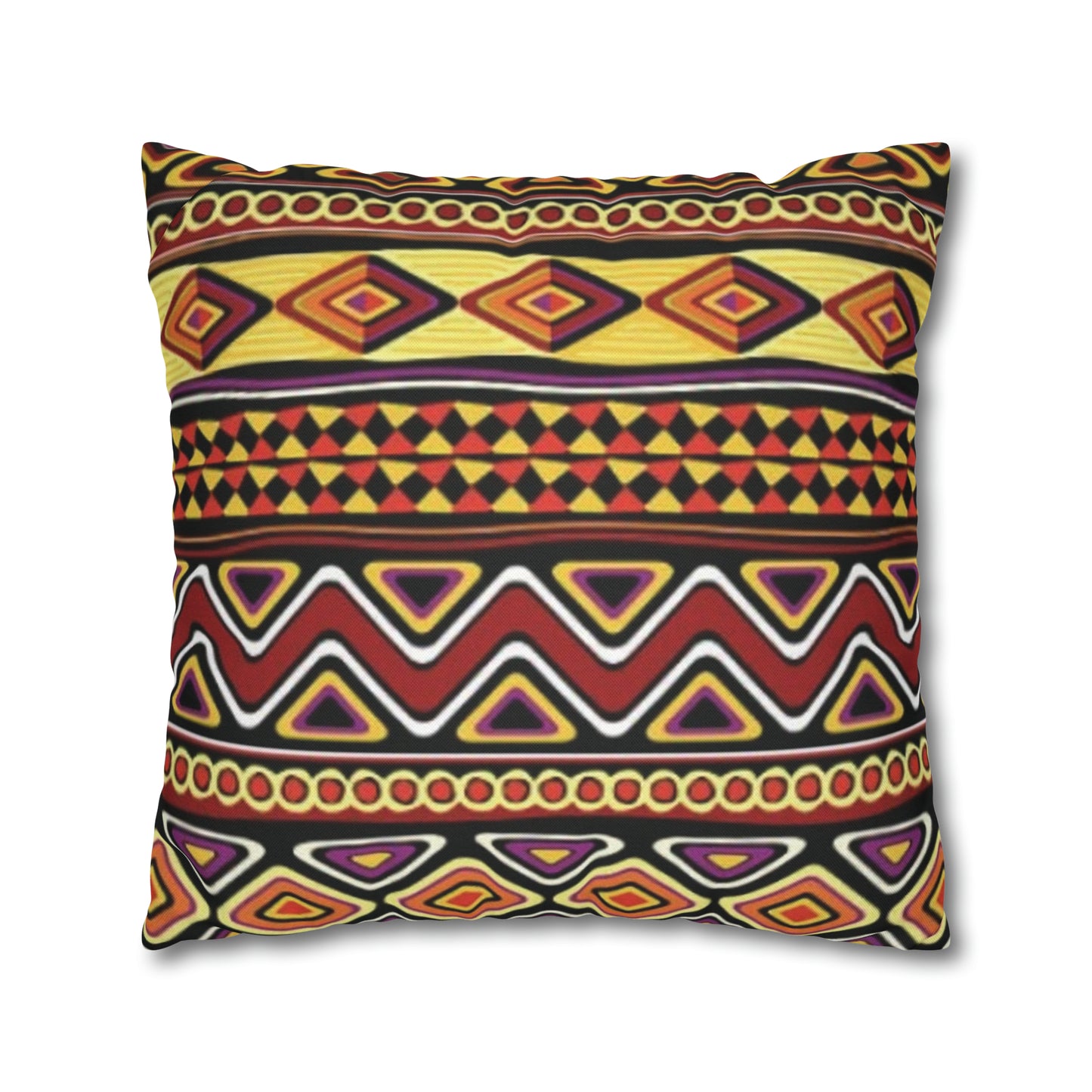 Samsf Spun Polyester Square Pillow Case