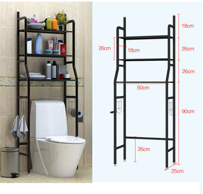 Bathroom Floor Finishing Storage Shelf Toilet