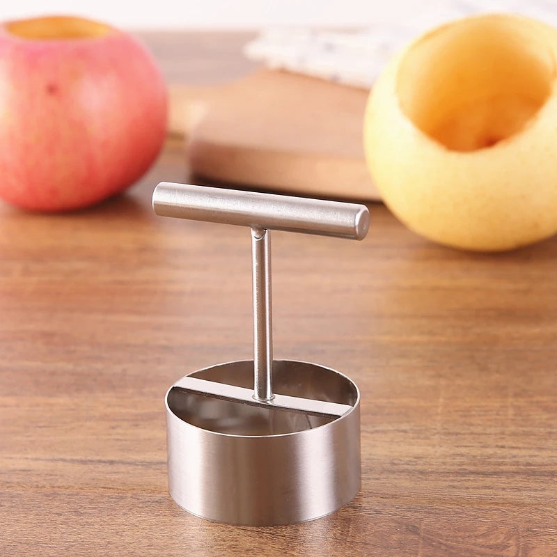 Stainless Steel Apples Rice Mold Stewed Rock Sugar Pear Large Core Puller Fruit Core Hole Digger Remover Kitchen Gadgets