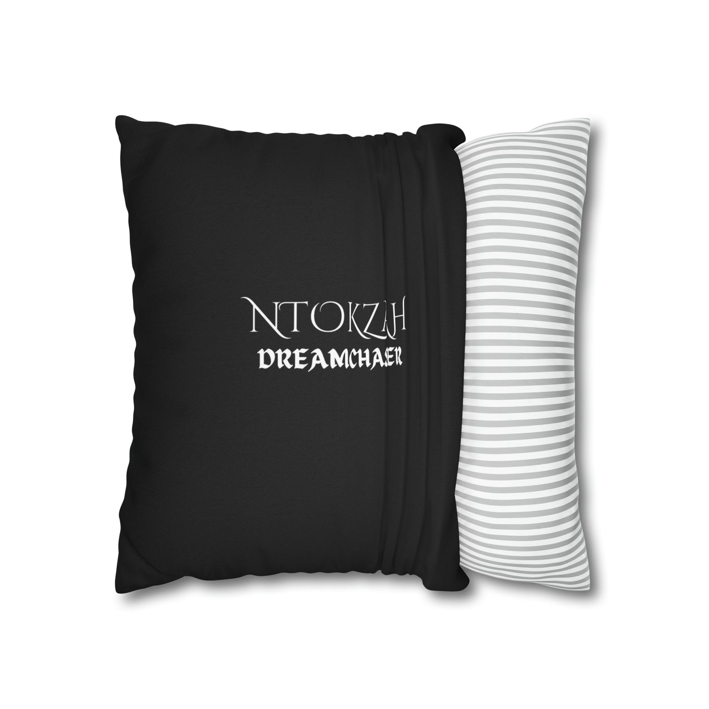 Ntokzah Spun Polyester Square Pillow Case