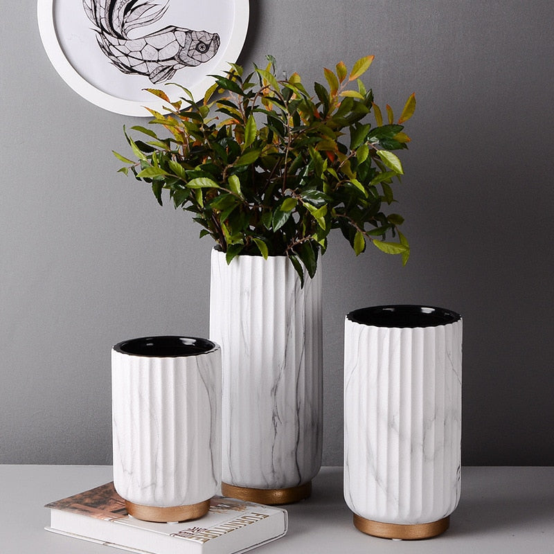 Modern minimalist ceramic vase