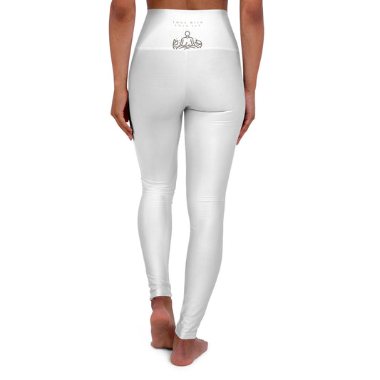 High Waisted Yoga Leggings (AOP) Lola LLC