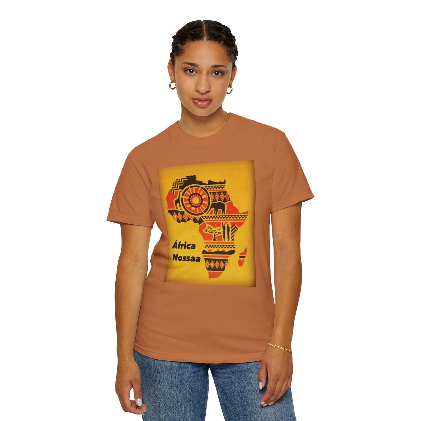 …,,Unisex Garment-Dyed T-shirt For Africa nossa