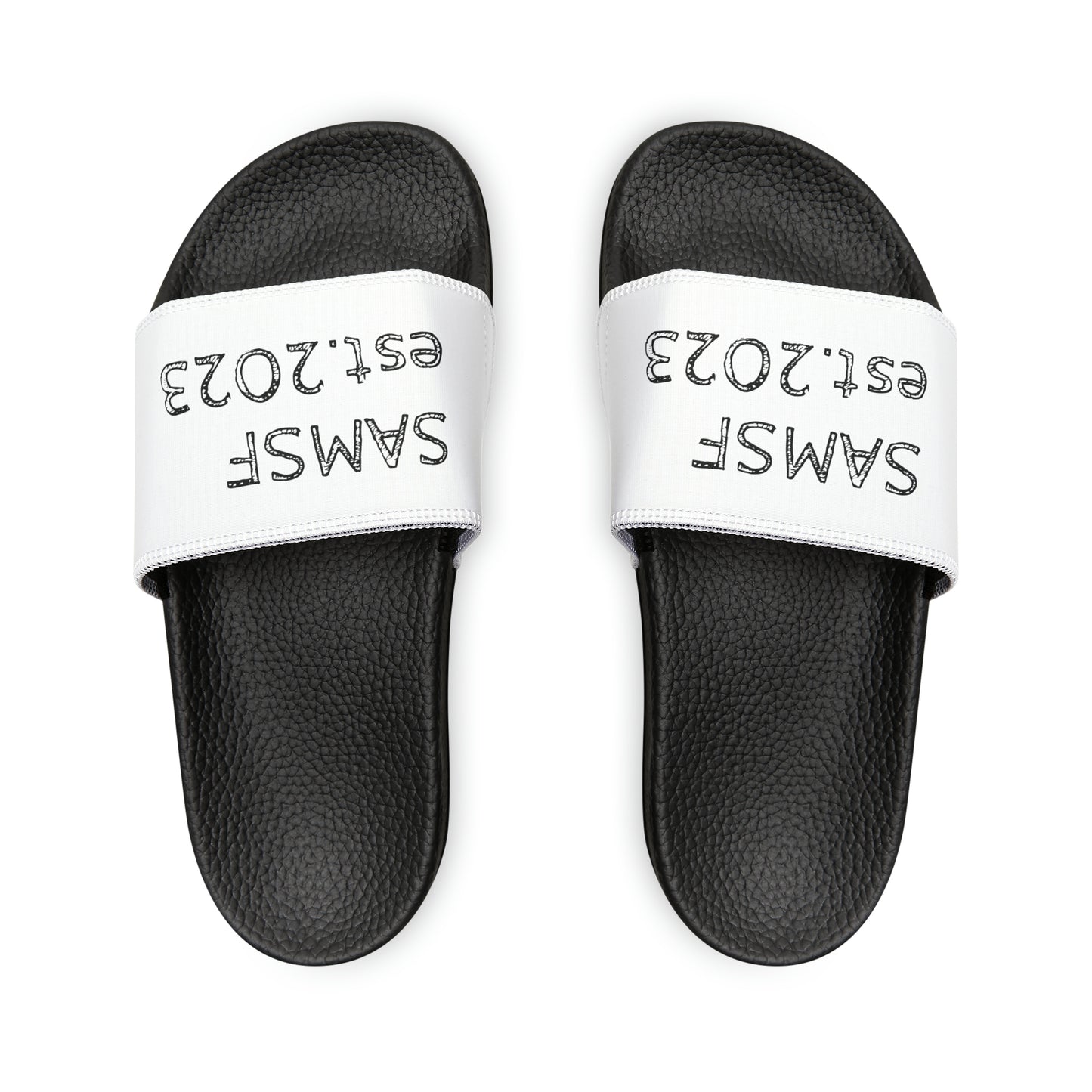 Samsf Men's PU Slide Sandals