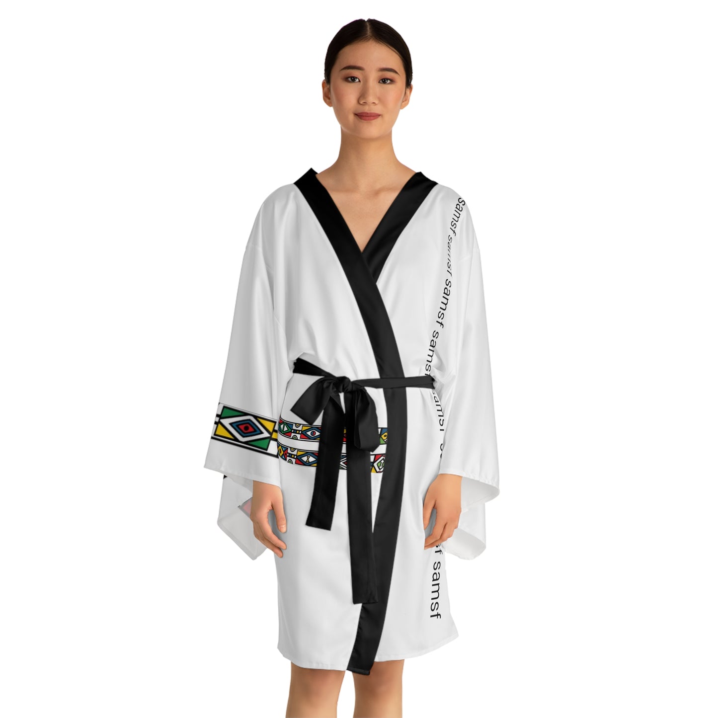 Samsf Long Sleeve Kimono Robe (AOP)