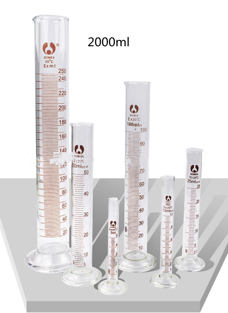 .0 Chemical Laboratory Thickened Glass Graduated Cylinder