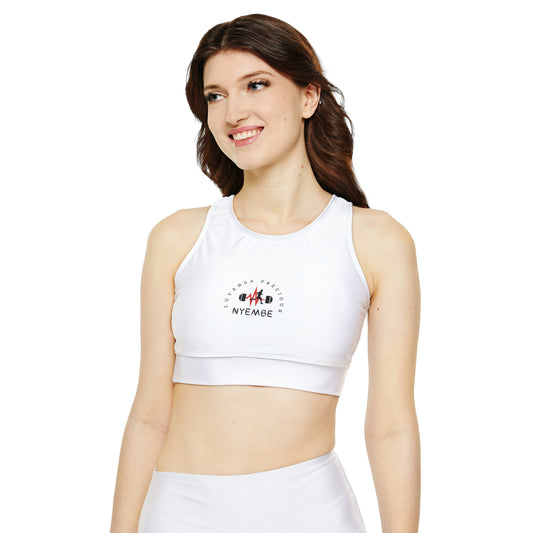 Fully Lined, Padded Sports Bra (AOP) For Luyanda