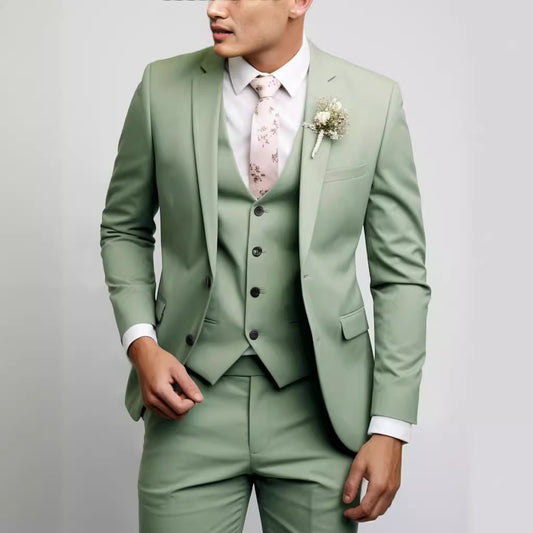 Men's Two Button Casual Versatile Suit Set