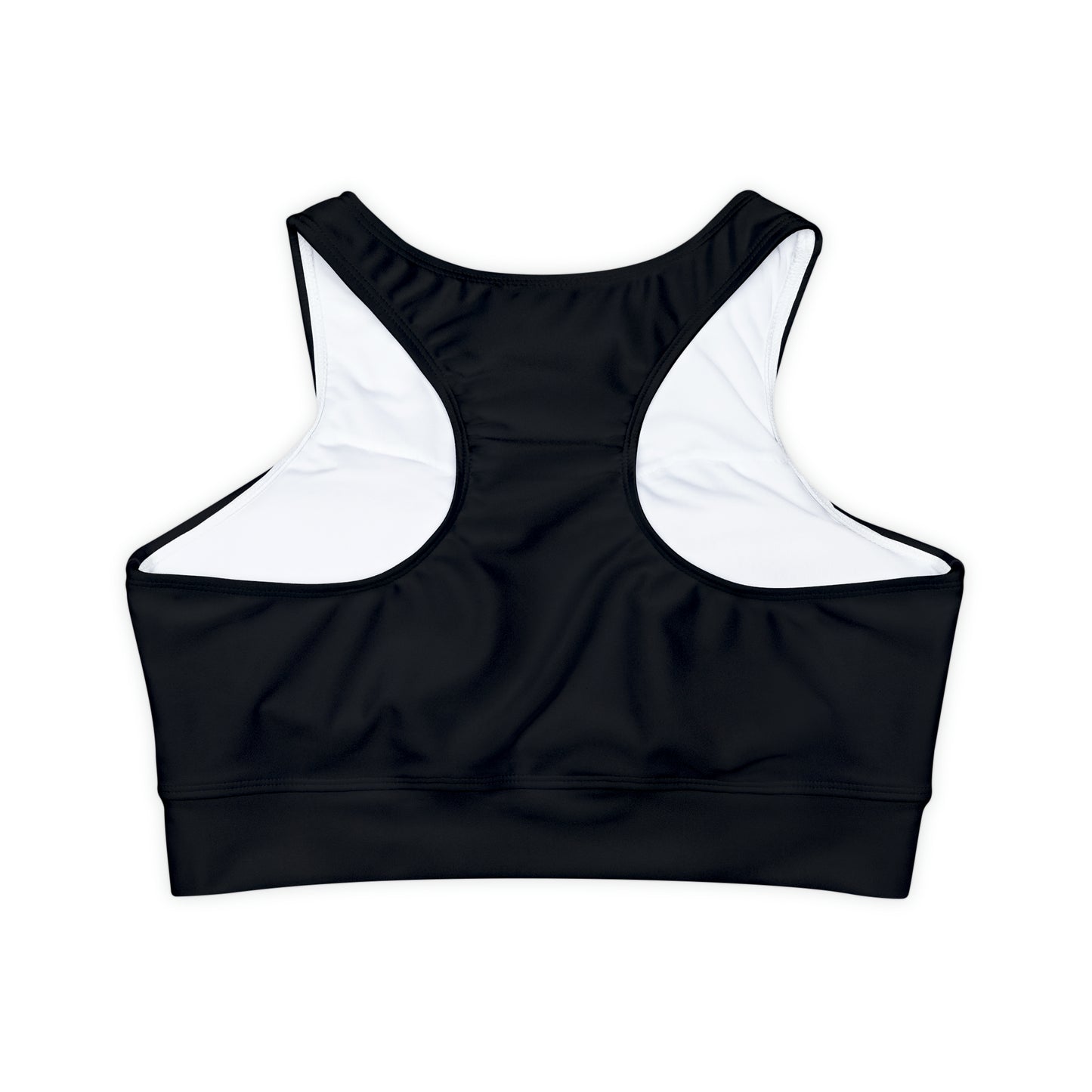 Fully Lined, Padded Sports Bra (AOP) For Miss Joki