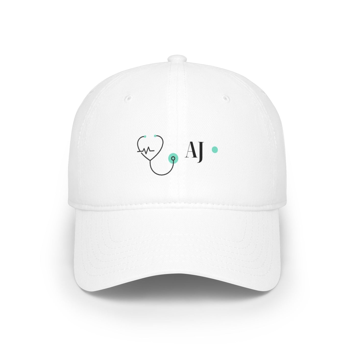 Personalized Nurse Stethoscope Cap — Monogram AJ Medical Baseball Hat For Miss Joki