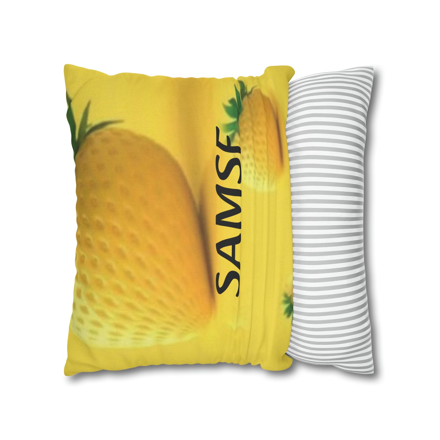 Samsf Spun Polyester Square Pillow Case