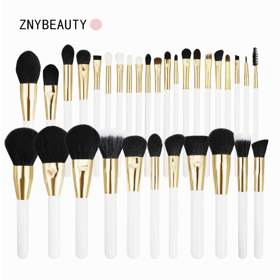 Lebo 30 PCs Makeup Brush Set Soft Hair Eye Shadow Blush Face Powder Full Set