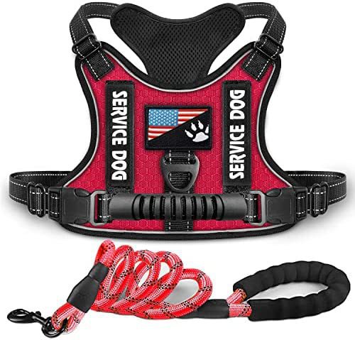 Shock Absorption Comfortable Night Vision Reflective Pet Harness Dog Vest Traction Chest Strap