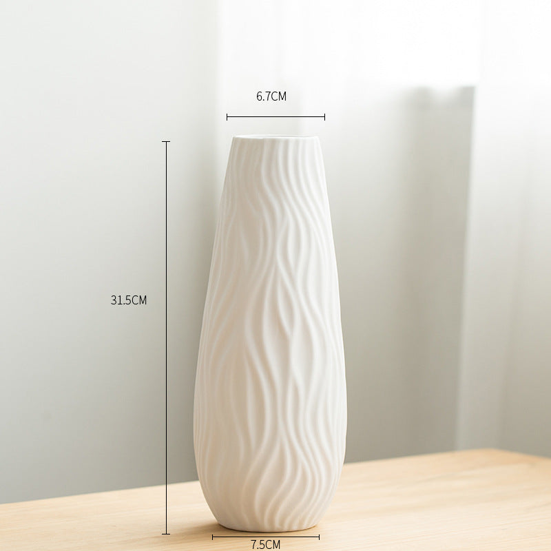 Floor-standing ceramic vase