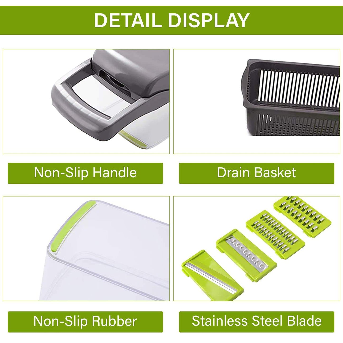 .,., A 12 In 1 Manual Vegetable Chopper Kitchen Gadgets Food Chopper Onion Cutter Vegetable Slicer