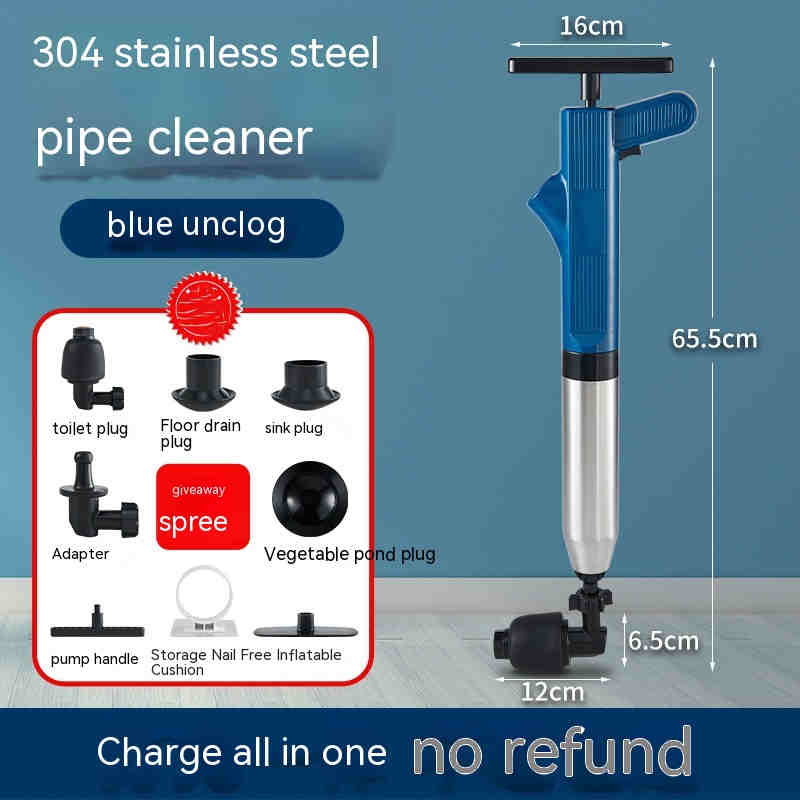 Toilet Household Pipe Unclogging Artifact Sewer Toilet Kitchen Dredging Tool Toilet Blocked Toilet Plunger