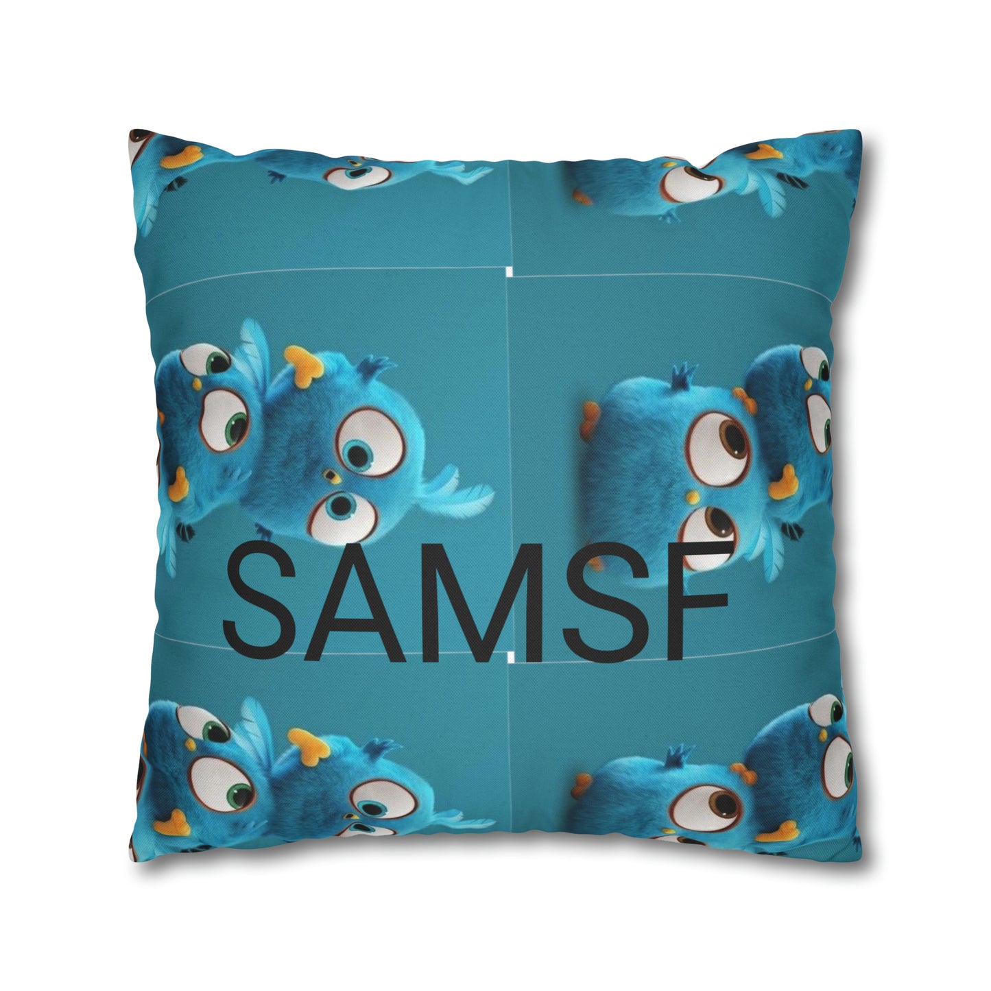 Samsf Spun Polyester Square Pillowcase