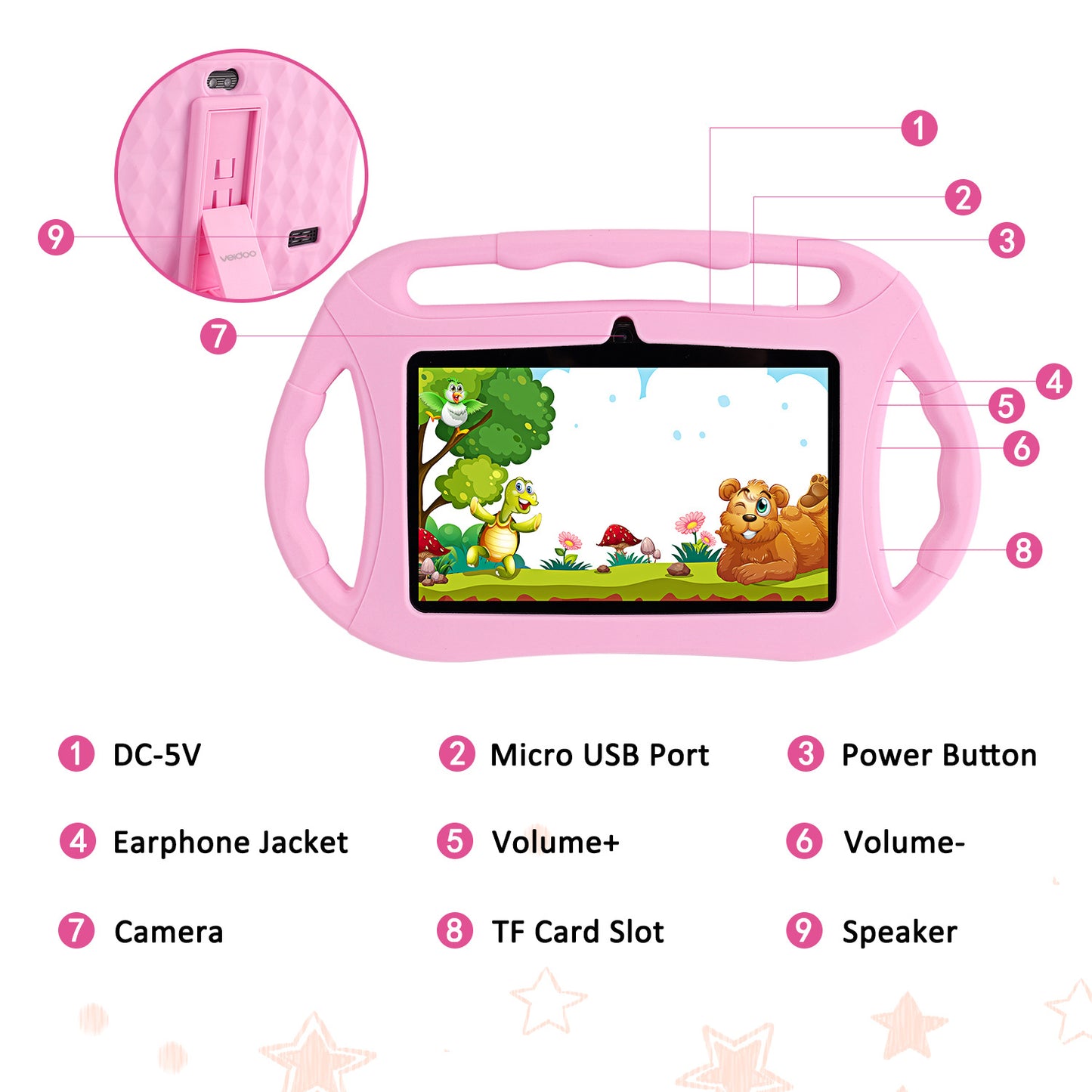 .0 7 Inch Children's Tablet Pc Smart Tutoring Machine