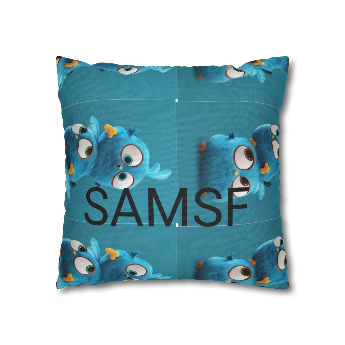 Samsf Spun Polyester Square Pillowcase