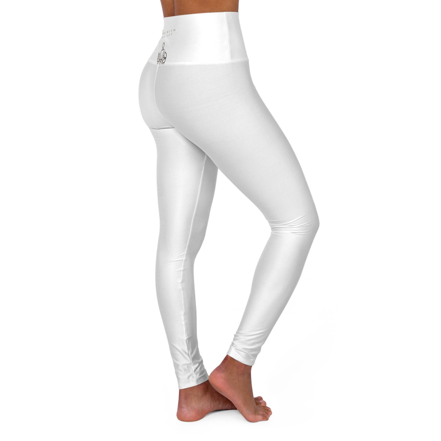 High Waisted Yoga Leggings (AOP) Lola LLC