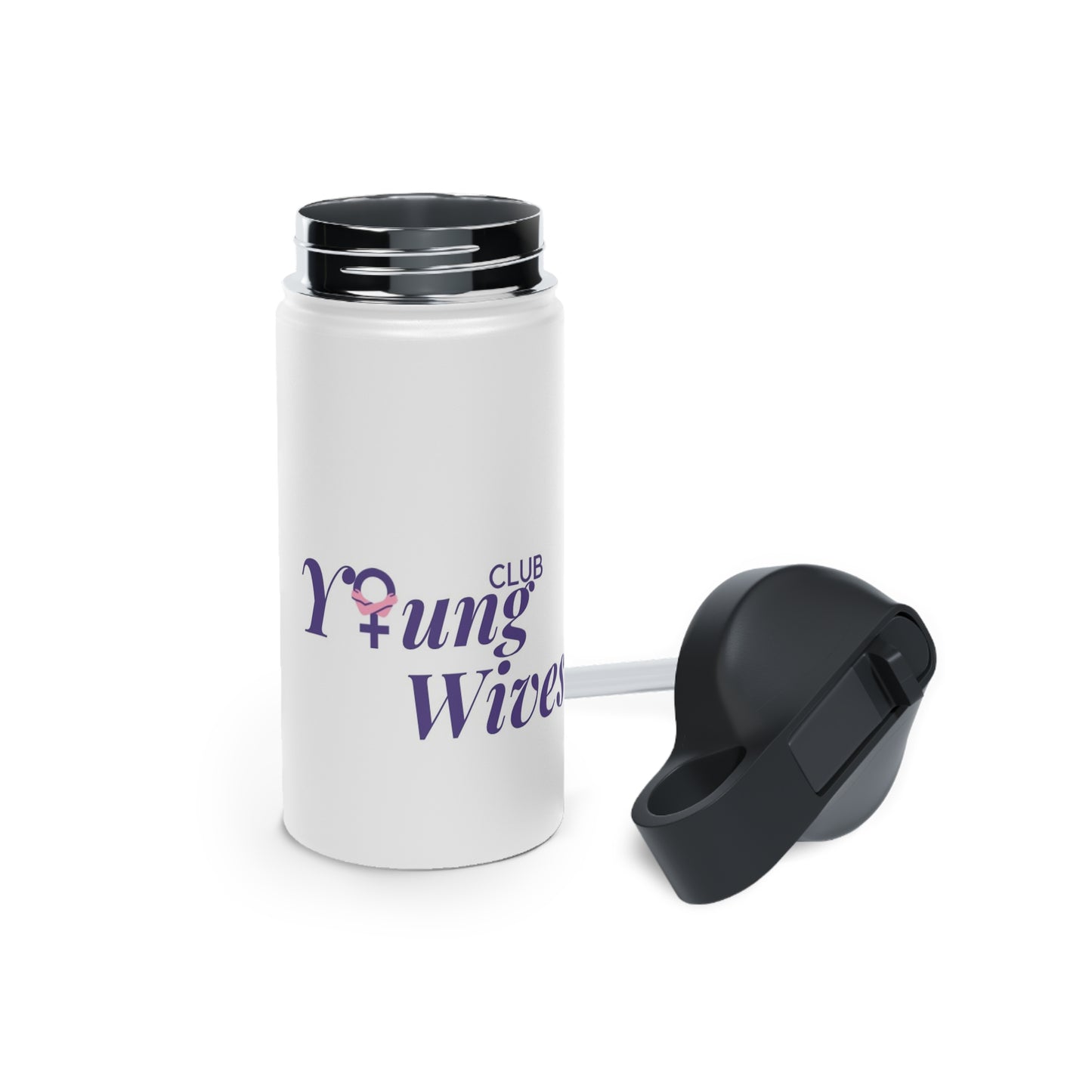 Wives Club Stainless Steel Water Bottle, Standard Lid