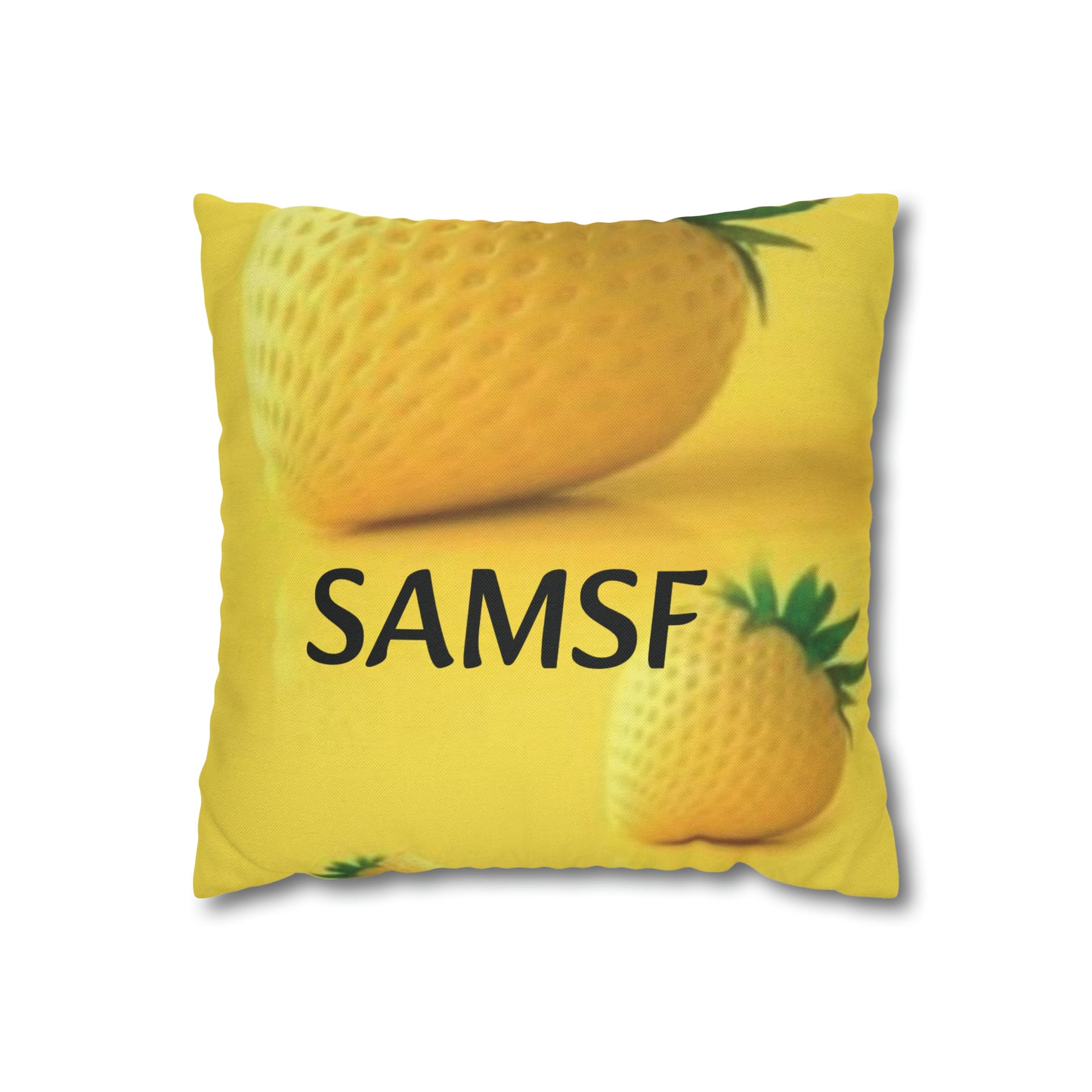 Samsf Spun Polyester Square Pillow Case