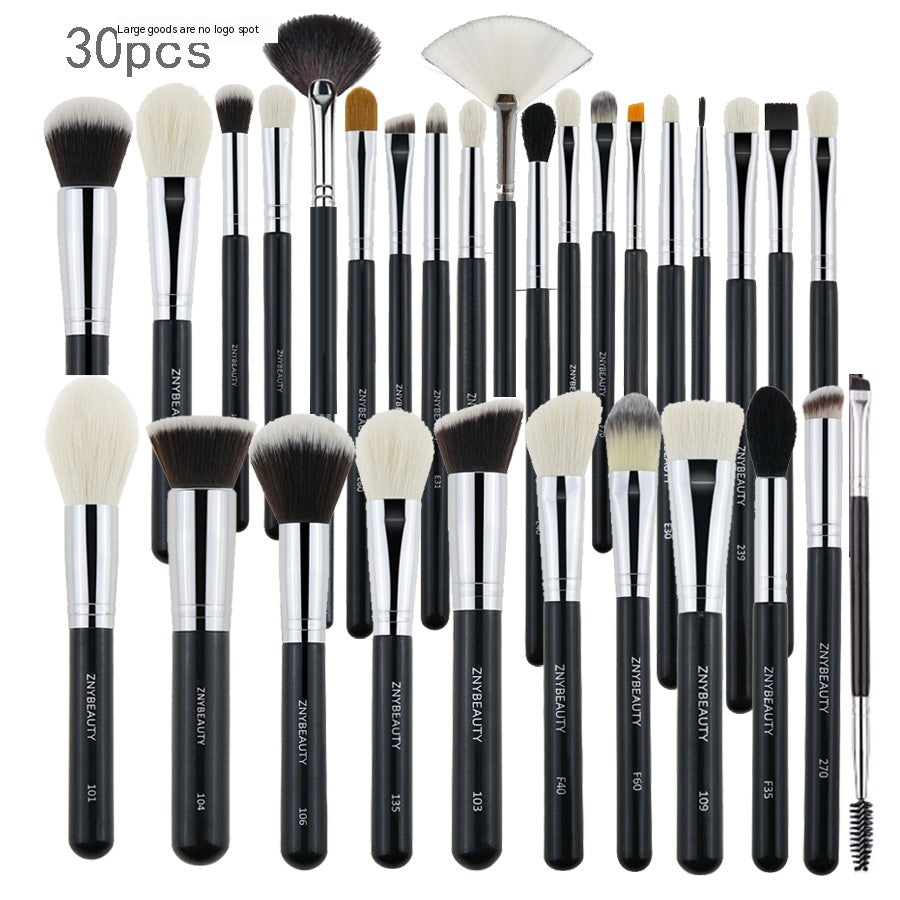 Lebo 30 PCs Makeup Brush Set Soft Hair Eye Shadow Blush Face Powder Full Set