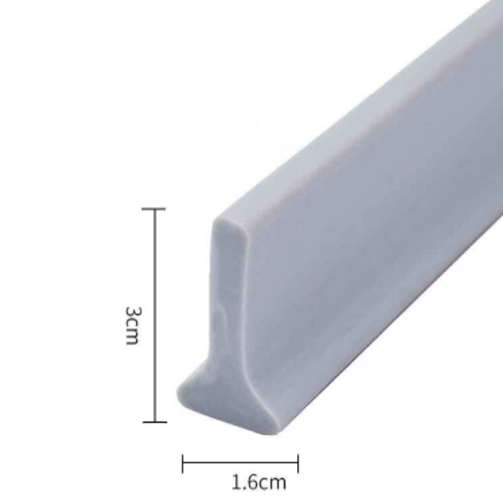 Bendable Water Barrier For Bathroom Wet And Dry