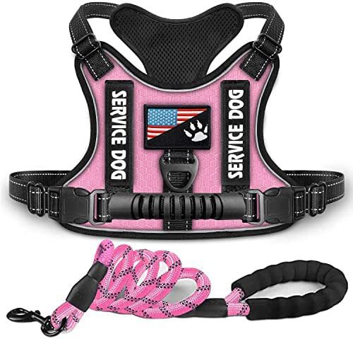 Shock Absorption Comfortable Night Vision Reflective Pet Harness Dog Vest Traction Chest Strap