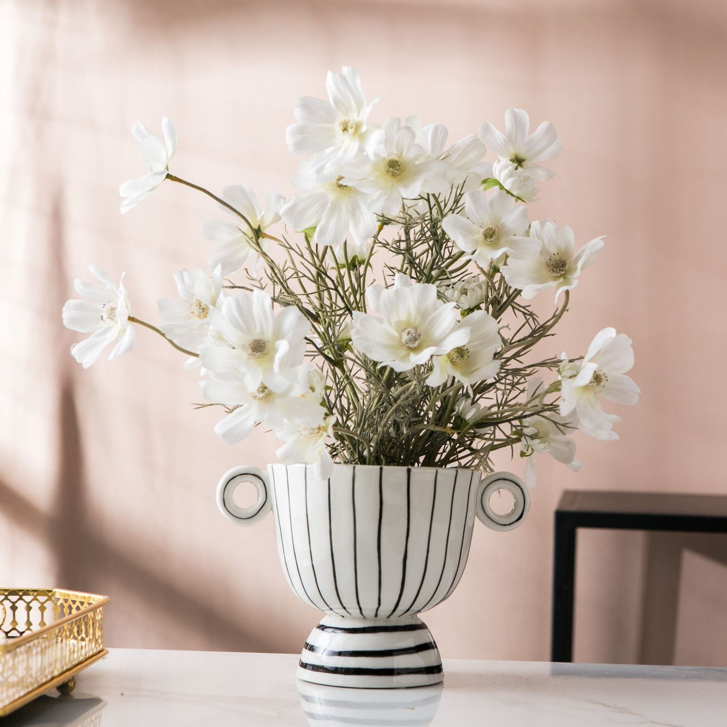 Living Room Bedroom Minimalist Bright Lines Vase