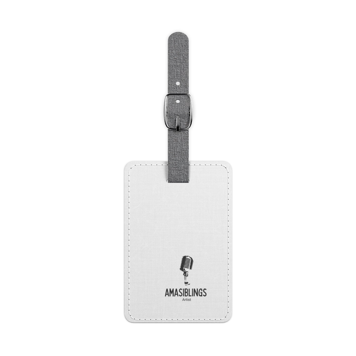 Saffiano Polyester Luggage Tag, Rectangle For AmaSiblings