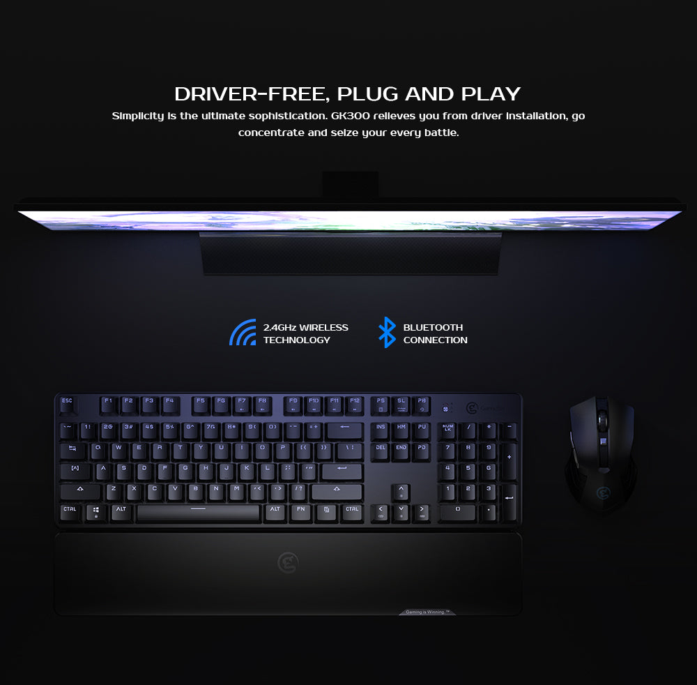 Dual mode mechanical keyboard