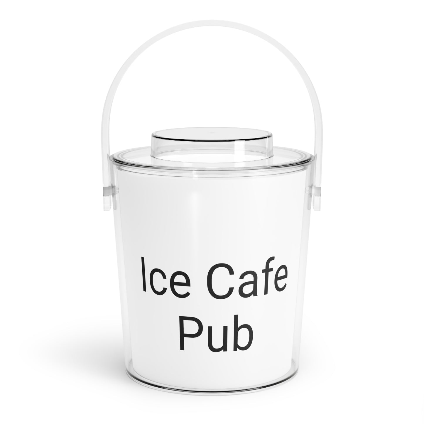 Ice Bucket with Tongs For Ice Cafe Pub