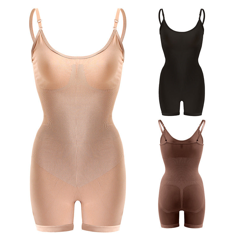 Chest Holding And Gathering, Postpartum Corset And Hip Lifting One-piece Dress, Female