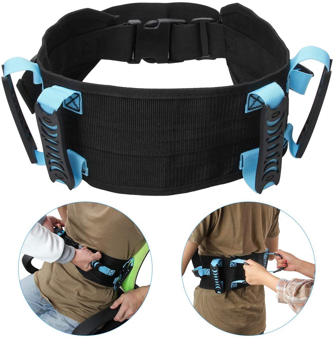 Riser With Walking Aid Belt Blue9