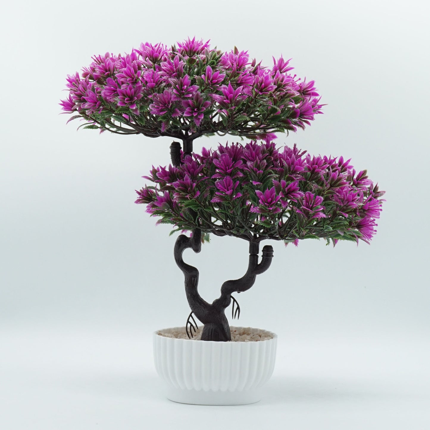 Welcome Pine Bonsai Tabletop Fake Flower Pot