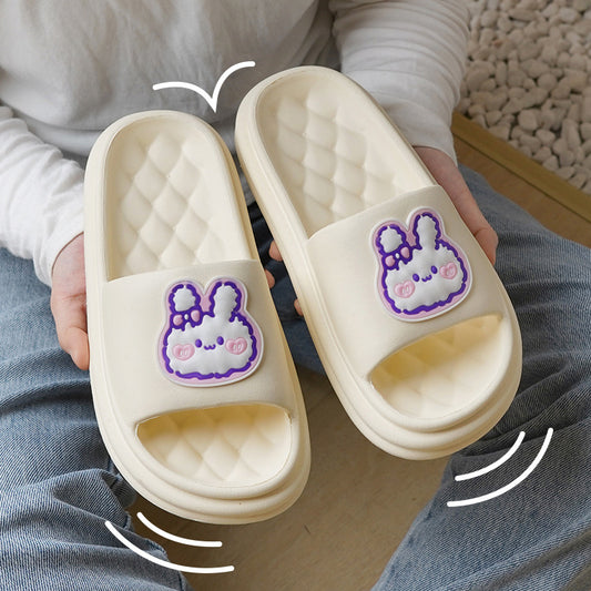 Lovely Home Indoor Bath Anti-skid Soft Bottom Shit Feeling Sandals