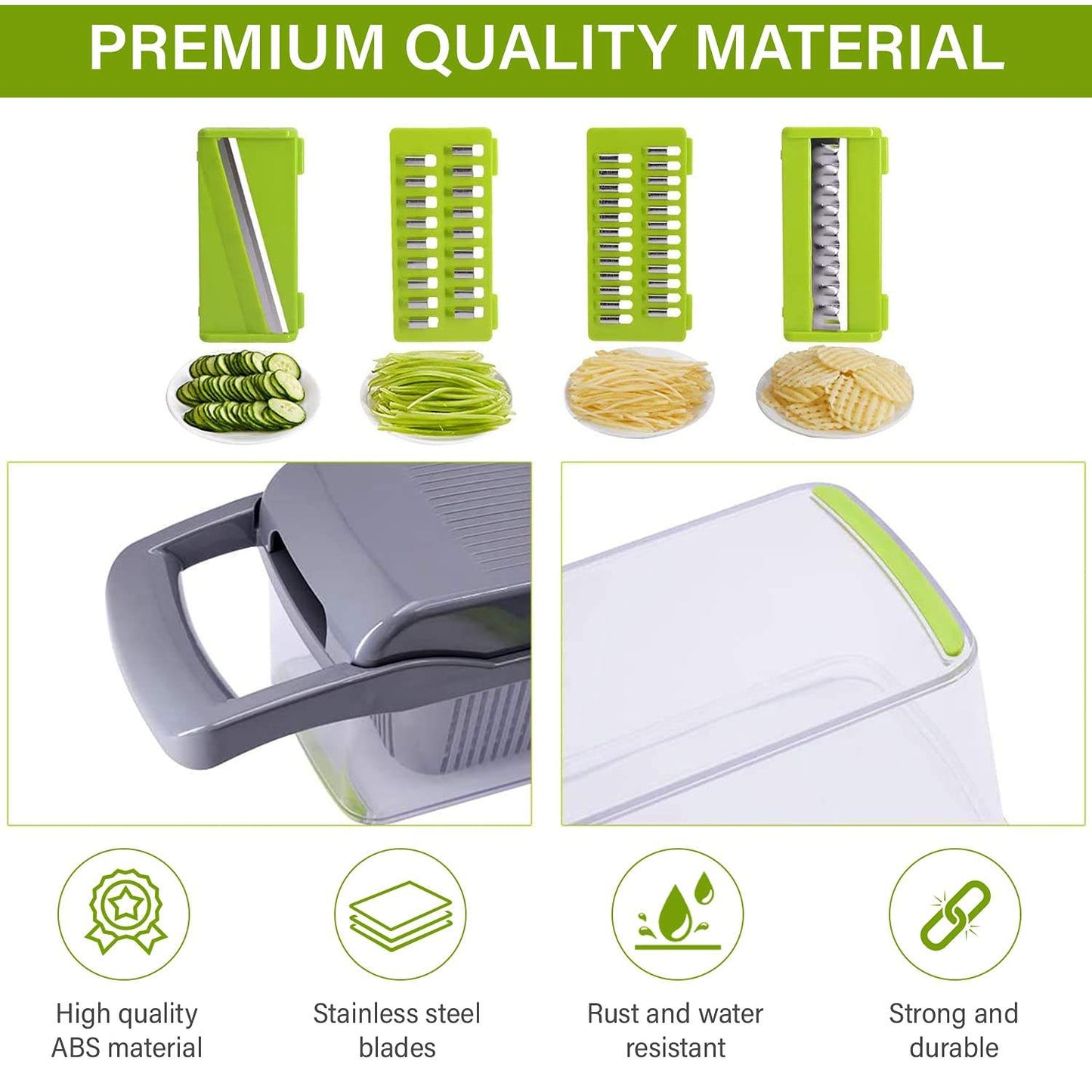 .,., A 12 In 1 Manual Vegetable Chopper Kitchen Gadgets Food Chopper Onion Cutter Vegetable Slicer