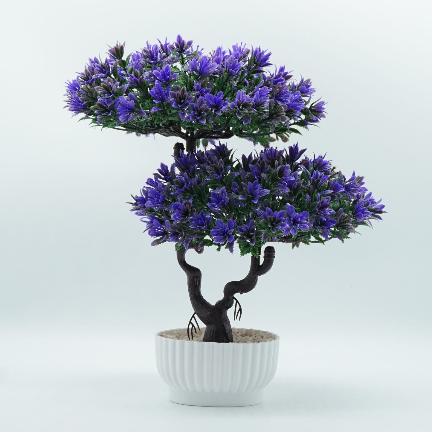 Welcome Pine Bonsai Tabletop Fake Flower Pot