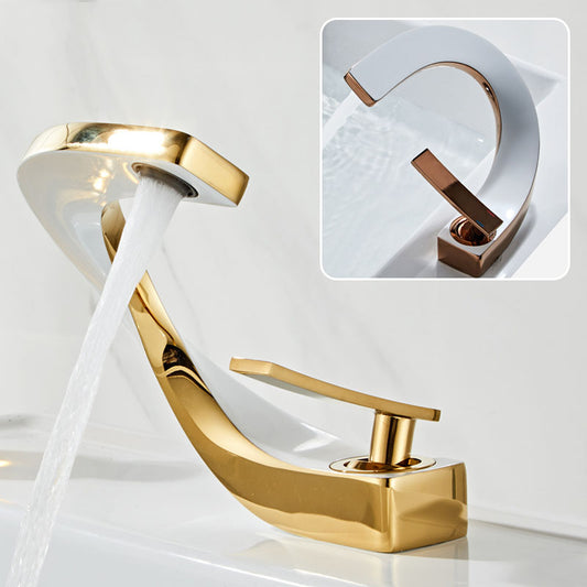 Luxury And Creative Cold And Hot All Copper Toilet Household Washbasin