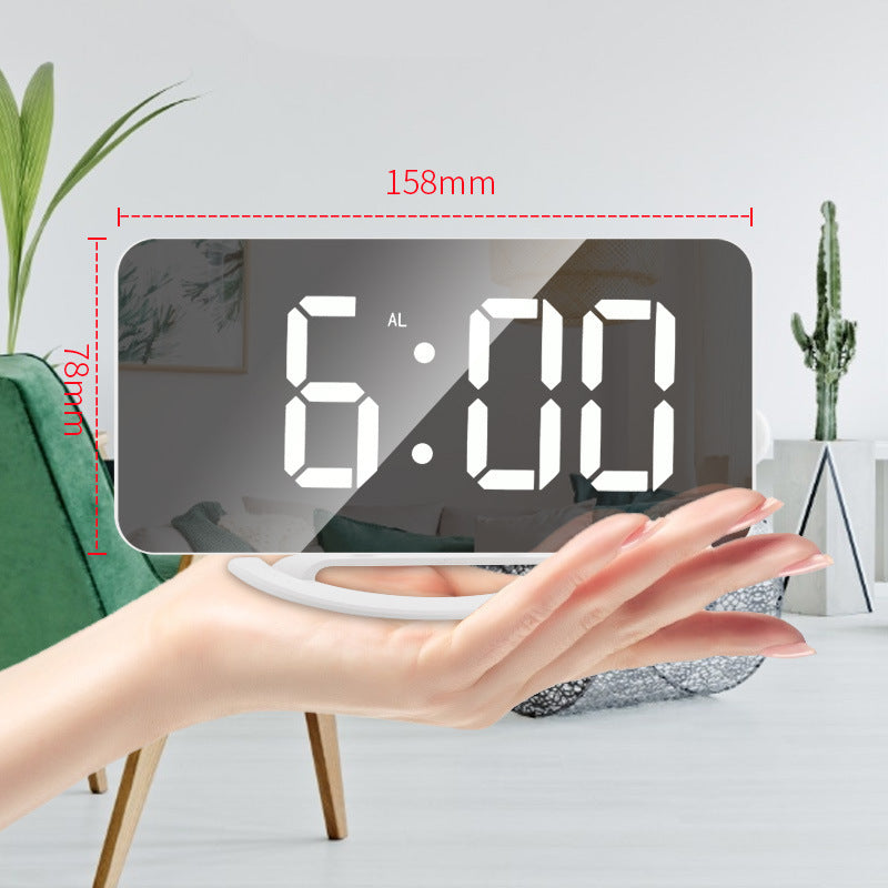 Creative Multifunctional LED Mirror Clock