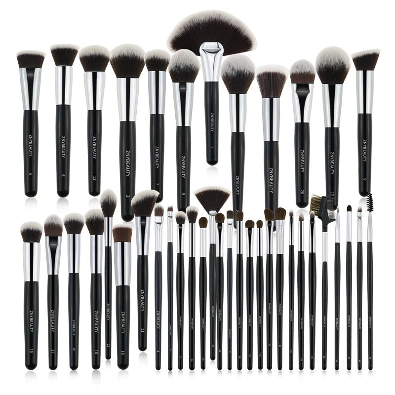 Lebo 30 PCs Makeup Brush Set Soft Hair Eye Shadow Blush Face Powder Full Set